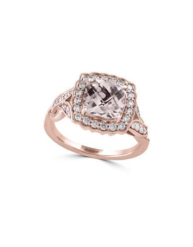 Effy Blush Morganite, Diamond And 14k Rose Gold Ring
