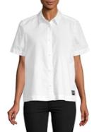 Calvin Klein Jeans Short-sleeve Poplin Cotton Shirt