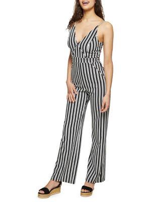 Miss Selfridge Striped Wide Leg Jumpsuit