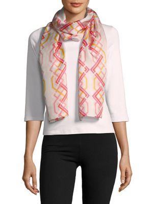 Echo Geo-print Silk Scarf