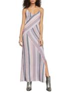 Bcbgmaxazria Dayln Stripe Jacquard Maxi Dress