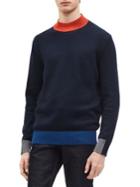 Calvin Klein Multi Tipped Mockneck Sweater