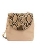 Nanette By Nanette Lepore Luciana Snakeskin-print Crossbody Bag