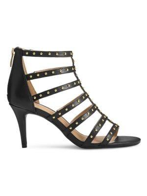 Aerosoles Valet Park Studded Leather Cage Sandals