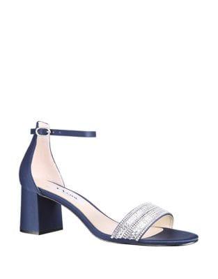 Nina Elenora Embellished Cutout Sandals