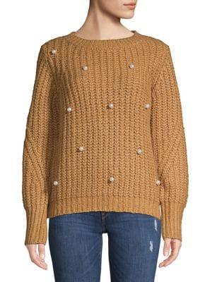 Vero Moda Faux Pearl-embellished Sweater
