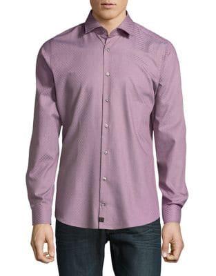 Strellson Plaid Cotton Button-down Shirt