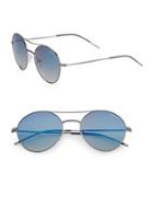 Carrera 53mm Round Sunglasses