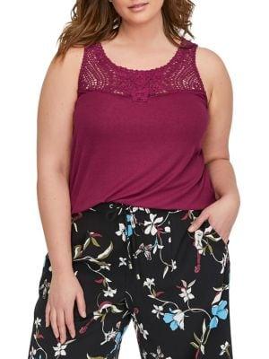 Addition Elle Love And Legend Plus Crochet Swing Camisole