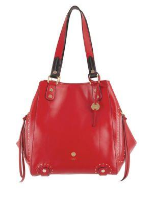 Lodis Studded Leather Tote