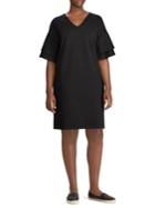 Lauren Ralph Lauren Plus Tiered-sleeve Shift Dress