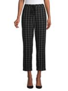Karl Lagerfeld Paris Windowpane Cuff Trousers