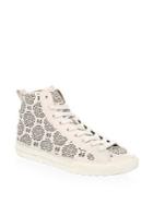 Coach Hiphop Floral Leather Hi-top Sneakers