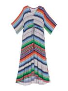 Melissa Mccarthy Seven7 Multicolored Striped Dress