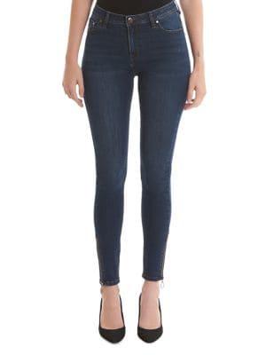 La La Anthony Mid Rise Skinny Pants