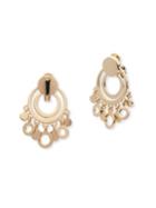 Anne Klein Reconstituted Stone Clip Earrings