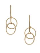 Catherine Stein Designs Inc Metal Revival Interlocking Hoop Drop Earrings