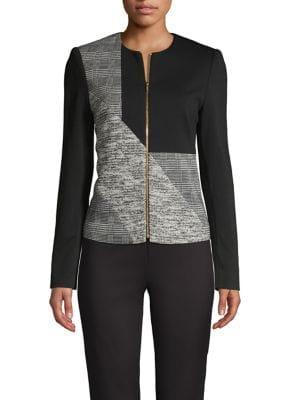 Calvin Klein Mixed Media Jacket
