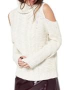 Miss Selfridge Cold-shoulder Turtleneck Sweater