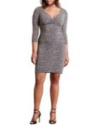 Lauren Ralph Lauren Elsie Tweed-print Jersey Dress