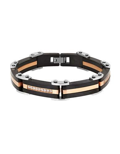 Lord & Taylor Cubic Zirconia Two-tone Bracelet