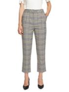 1.state Plaid Tapered-leg Pants