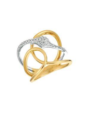 Le Vian 14k Two-toned Gold And Vanilla Diamond Ring
