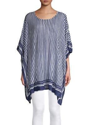 Tommy Bahama Stripe Cotton Poncho