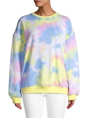 Le Lis Tie-dyed Cotton Sweatshirt