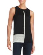 Dkny Pure Contrast Knit Top