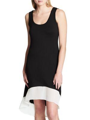 Calvin Klein Hi-lo Colorblock Dress