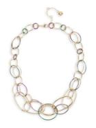 Bcbgeneration Two-tone Link Statement Necklace