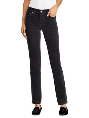 Lauren Ralph Lauren Petite Premier Straight Corduroy Pants