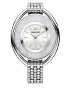 Swarovski Crystalline Stainless Steel Oval Bracelet Watch