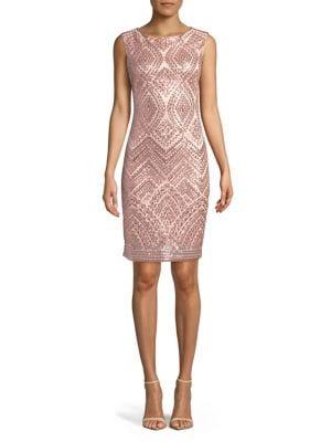 Vince Camuto Sequin-embellished Dress