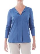 Olsen Double Pocket Top