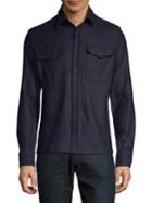 Hardy Amies Long-sleeve Button-down Shirt