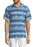 Tommy Bahama Geo Surf Camp Button-down Shirt