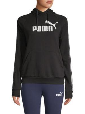 Puma Tape Raglan-sleeve Hoodie