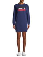Levi's Logo Cotton-blend Sweatshirt Dress
