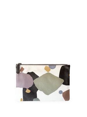 Vida Untitled Ii Carryall Leather Pouch