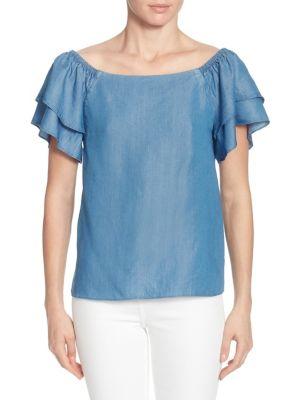 Catherine Catherine Malandrino Rochelle Tiered Short-sleeve Top