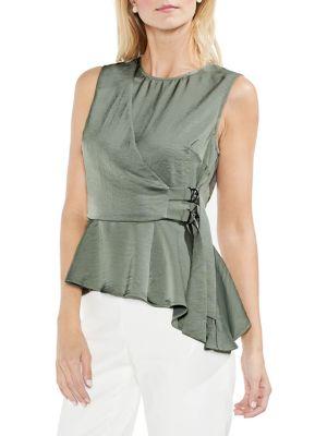 Vince Camuto Asymmetrical Ruffle Top