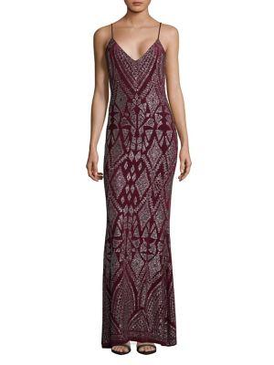 Jump Embroidered Evening Gown