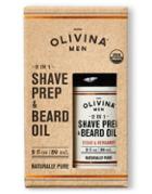 Olivina Cedar And Bergamot Shave Prep And Beard Oil