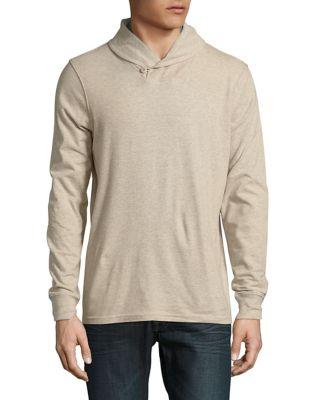 Lucky Brand Shawl-collar Long Sleeve Pullover