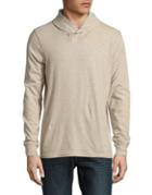 Lucky Brand Shawl-collar Long Sleeve Pullover