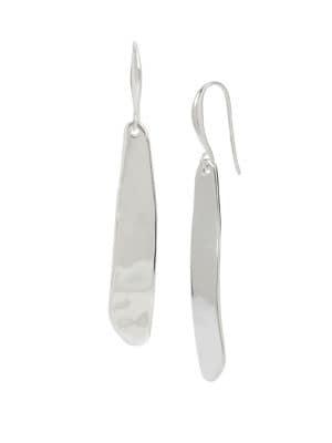 Robert Lee Morris Santa Fe Textured Crystal Stick Drop Earrings
