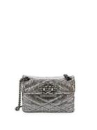 Kurt Geiger London Metallic Mayfair Quilted Chain Crossbody Bag