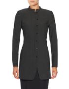 Karl Lagerfeld Paris Dotted Button Front Topper